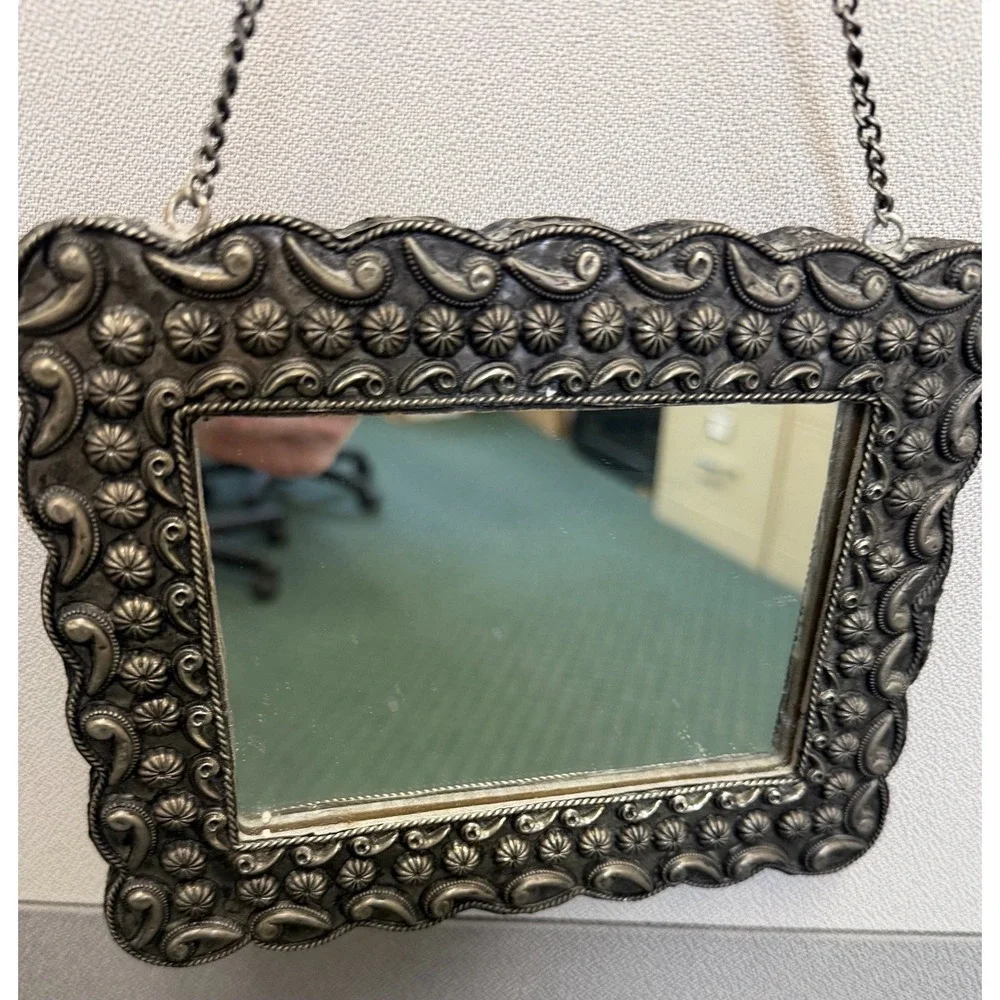 Vintage‎ Traditional Ornate Turkish Hanging Wedding Harem Mirror Chain